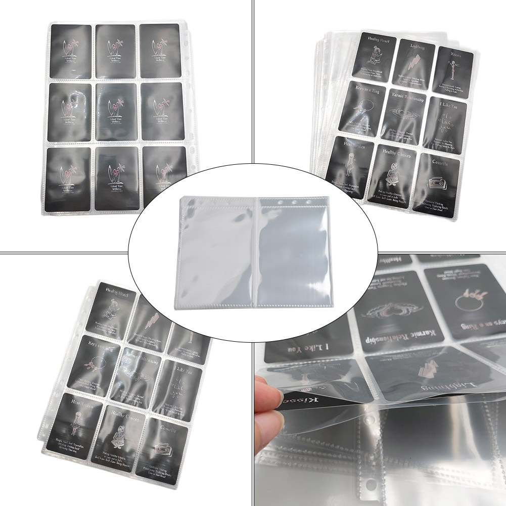 Clear A5 Binder Sleeves1/2/4P Photo Album Binder Refill Inner Sleeve Card Photocard Storage Loose Leaf Photocard Binder