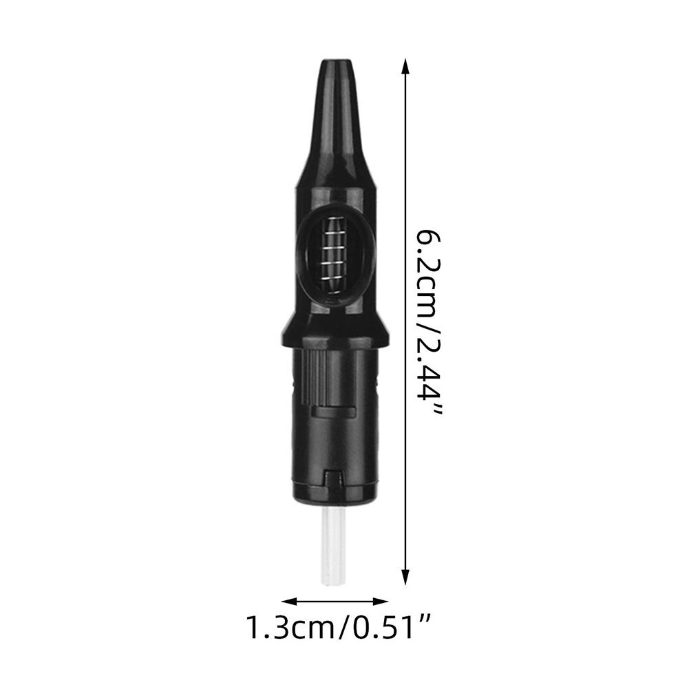 40 -stcs tattoo -cartridge naalden met balpoint 0,5 mm ronde voering cartridge naalden voor tattoo pengreepcartridge benodigdheden