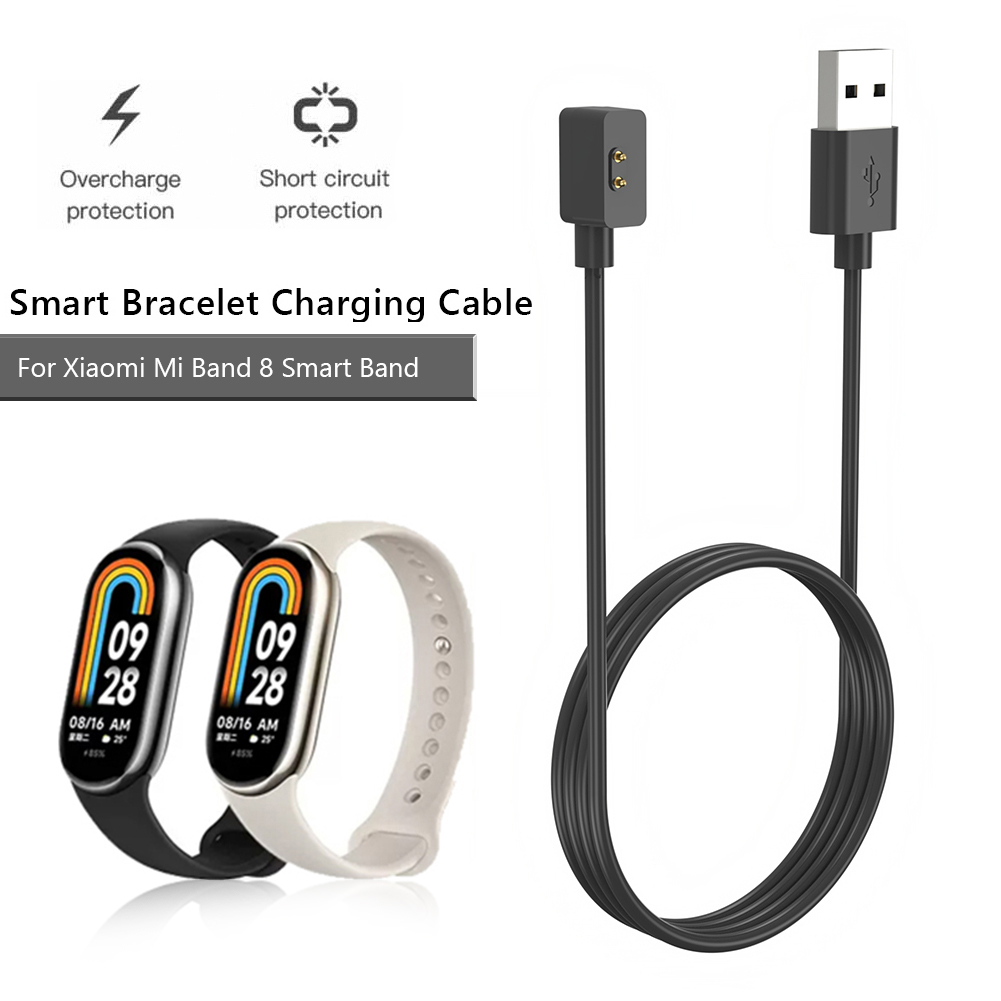 Magnetic Charge Charging Cable For Xiaomi Mi Band 8 Smart Watch USB Charging Cable Holder Power Adapter Charger Base Accessories