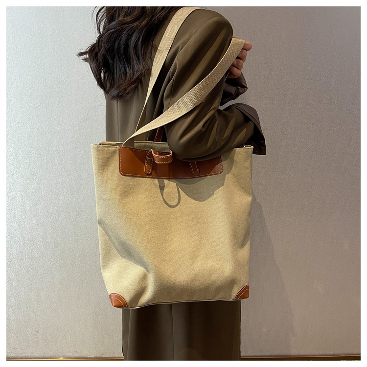 Sacs en toile simples femmes nouveau fourre-tout décontracté conception douce sacs de messager sac à bandoulière de voyage sacs à provisions sac d'école pour filles YFA2190