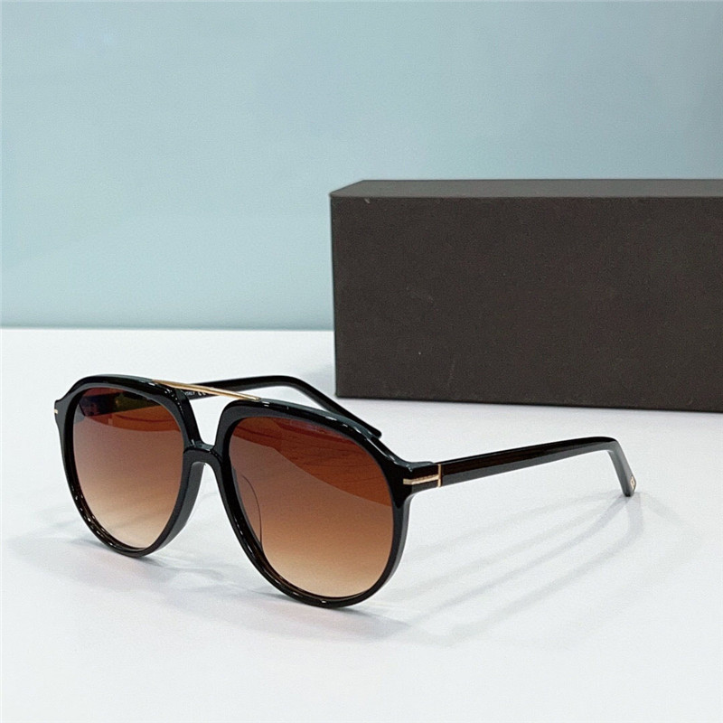 Солнцезащитные очки-пилоты нового модного дизайна 1079, классическая ацетатная оправа, простой и популярный стиль, универсальные уличные защитные очки UV400