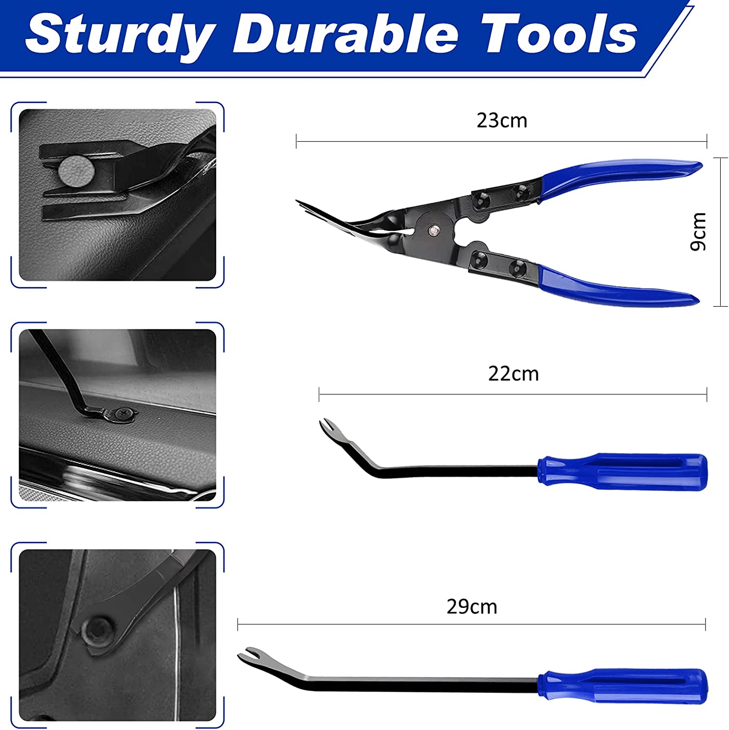 Nieuwe auto plastic afwerking verwijderingsgereedschap Autometerafwerking Verwijderingsset Autometer Interieur Demontage Kit Kit CLIPS PRUCKER DIY PANEEL TEGELLINGEN