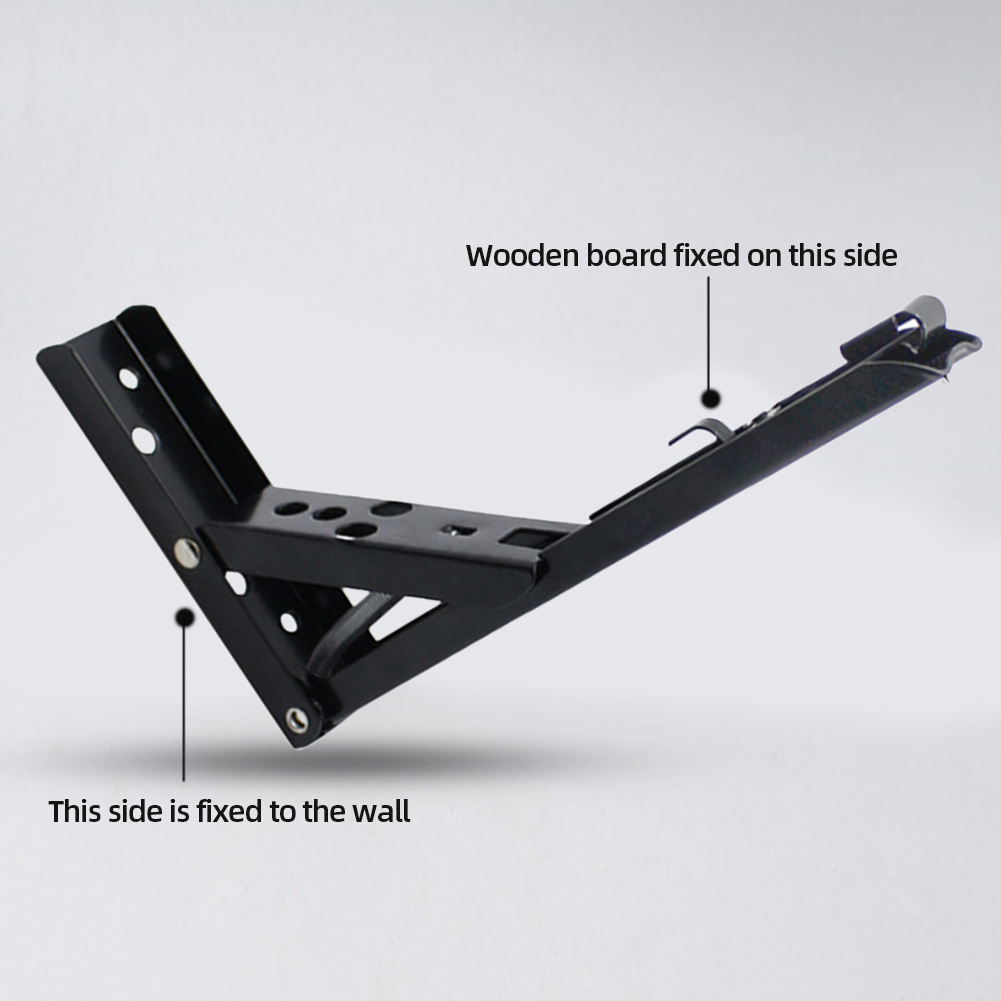 8/10/12/14Inch Adjustable Wall Shelve Holder Bench Table Shelf Bracket Triangle Folding Angle Bracket Furniture Support Hardware