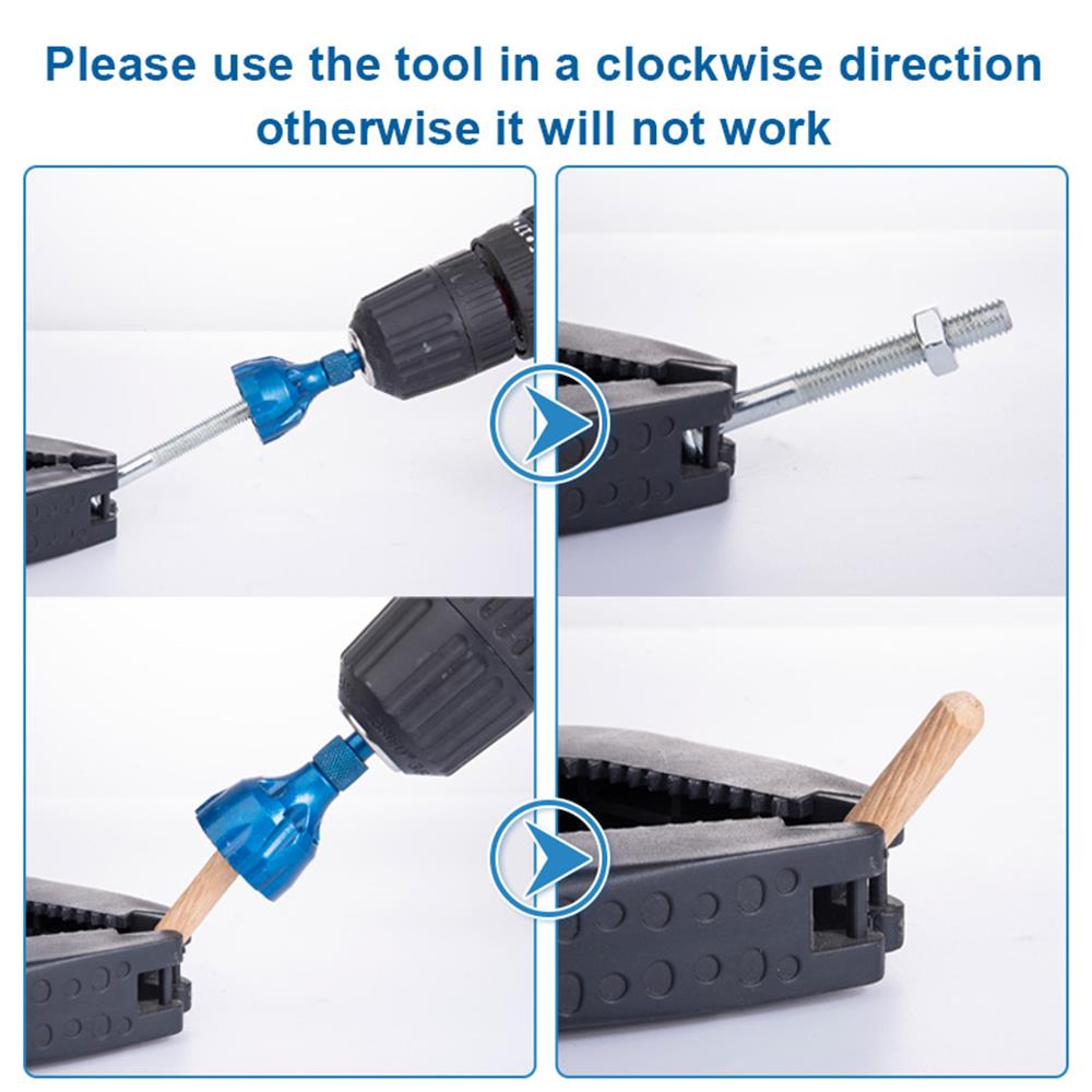 Bit trapano che deburge Strumento di smussatura esterna in acciaio tungsteno Rimuovi Burr la riparazione del filo di perforazione degli strumenti di perforazione dropshipping