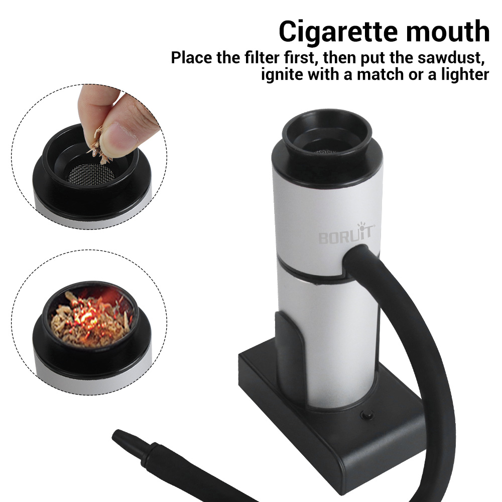 Boruit Portable Food Drink Generatore di fumo freddo Cucina molecolare Fumo pistola carne affumicata cucina grill cucina BBQ