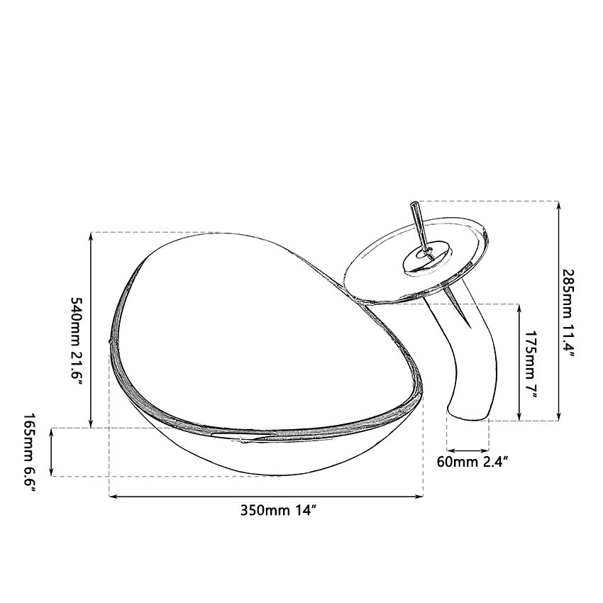 Monite noir transparent en verre mélangeur de salle de bain pour lavabo de lavabo de lavoutières