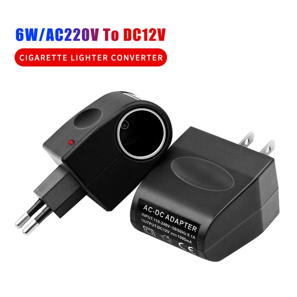 محول شاحن السيارات بورد الولايات المتحدة الأمريكية 220V AC إلى 12 فولت DC Car Power Adapter Socket Converter Quick Charge Home Auto Scareette Wighter