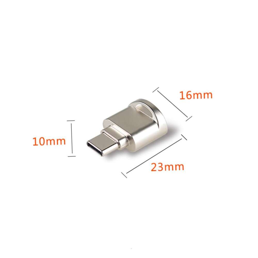 Компьютерные аксессуары для ПК, черный тип Type-c, адаптер для брелока, разъем для зарядного устройства, USB OTG, устройство для чтения карт сотового телефона