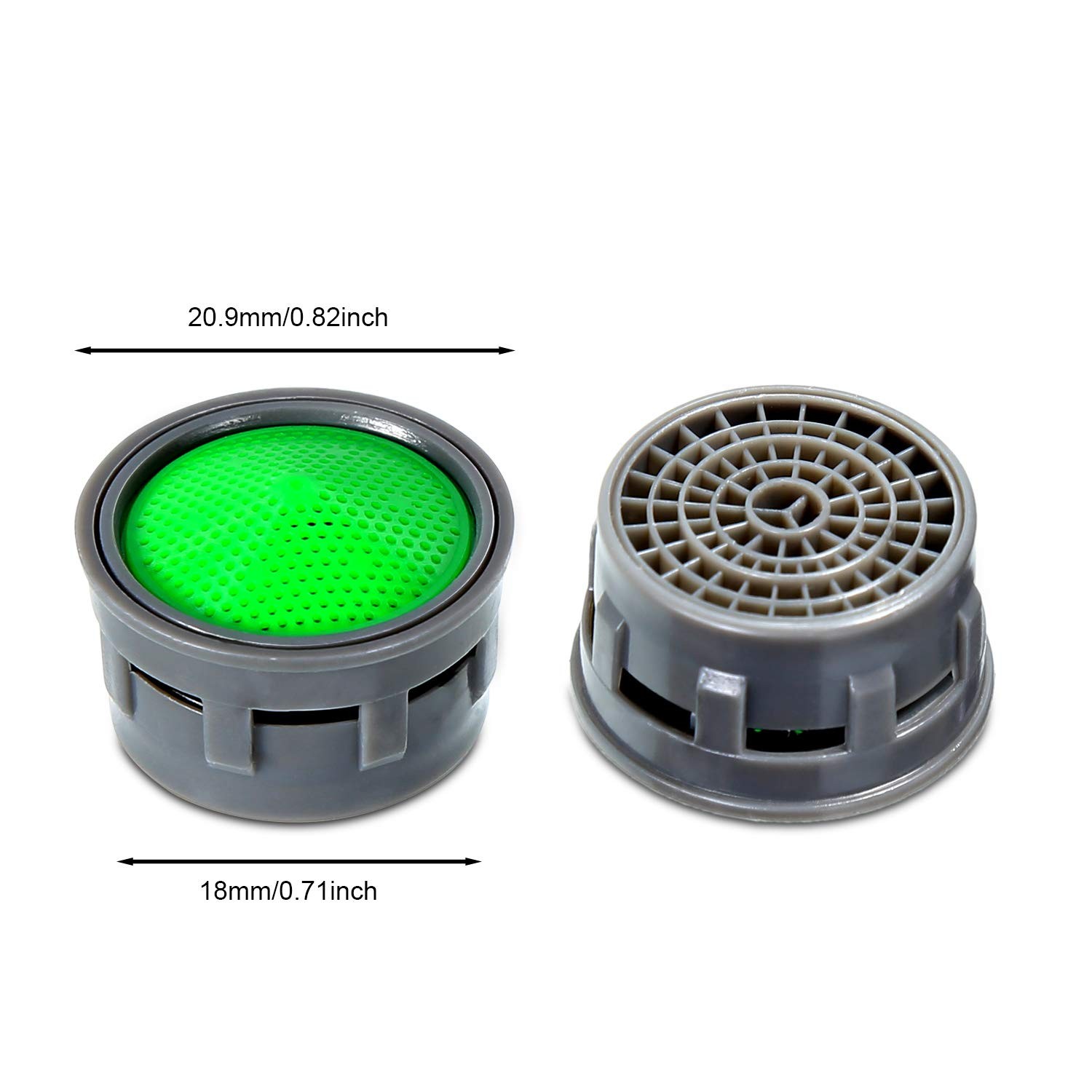 Faucet Aerators Basin Tap 21mm Plastic Replacement Nozzle Filter Prevent Splashing Kitchen Bathroom Saving Water Accessorie