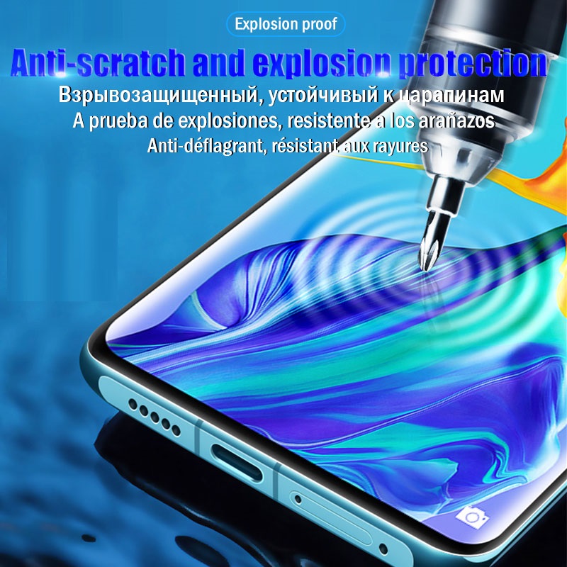 Hydrogel Film för Huawei Honor 8 9 Lite V9 Play View 10 V10 Screen Protector Honor 7X 7A 7C 7S Protective Hydrogel Film