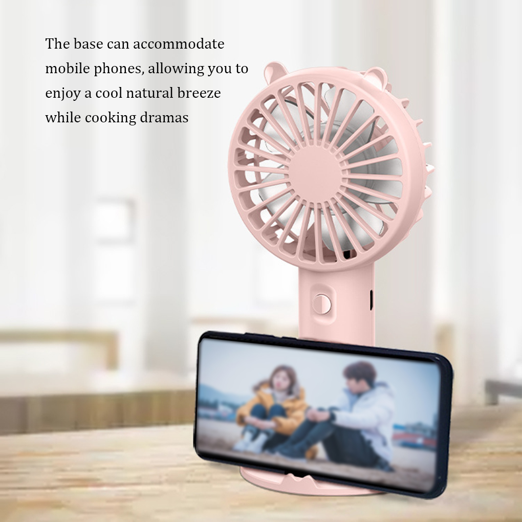 Bureau de ventilateurs USB portable de ventilateur portable avec un petit maquillage de maquillage refroidisseur de climatiseur pour les enfants dortoir extérieur du bureau à domicile