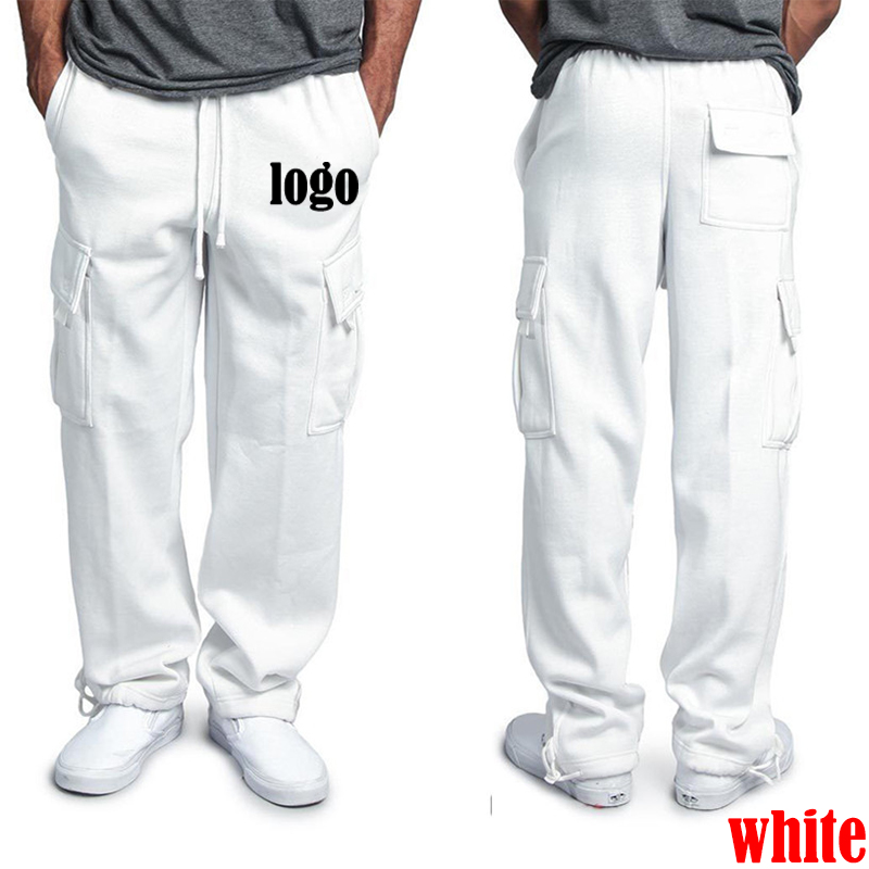 Men's Jogging Casual Pants Sports Pants Jogger Sports Pants Bottoms Black Gyms Jogger Track Pants Drawstring Cargo Pants For Men