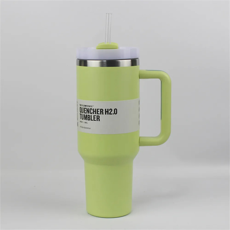 H2.0 Состояние потока из нержавеющей стали вакуумной изолированной стакан с крышкой для чая или кофе с водой