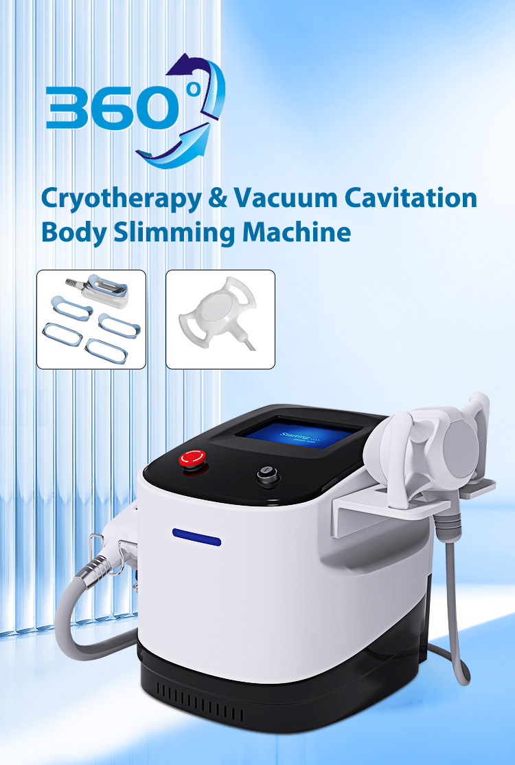 진공 체적 지방 제거 cryo 동결 슬리밍 머신 RF 신체 형성 얼굴 안티 주름 cryolipolyse 지방 감소 체중 감량 살롱 사용