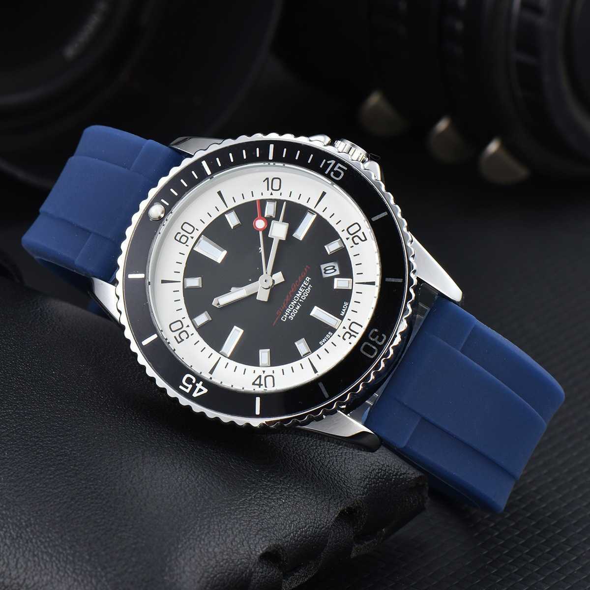 Watch watches AAA 2024 Mens New Watch Three Pin BNL Fashion Trend Silicon Tape Quartz Watch