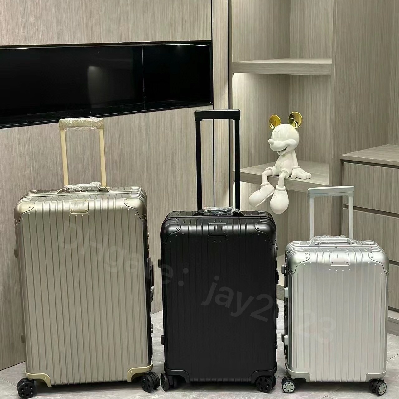 10s haut 30 pouces chariot de mode Boîtier de conception de conception de bagages en aluminium Magnésium alliage grande capacité voyage et bagages de loisirs qualité supérieure