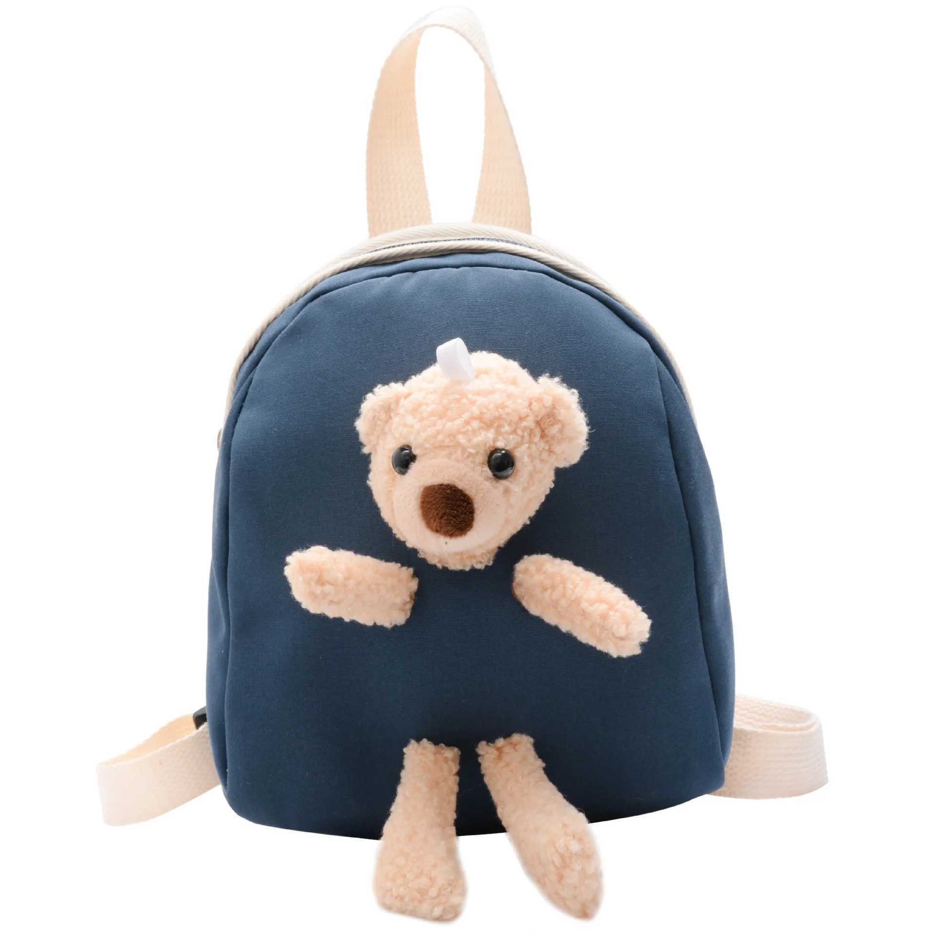 Mochilas Mochilas Crianças personalizadas Bear mochilas Bolsa de desenho animado Bolsa de urso de urso Preschool School Bag Gifts Para meninos e meninasl2405