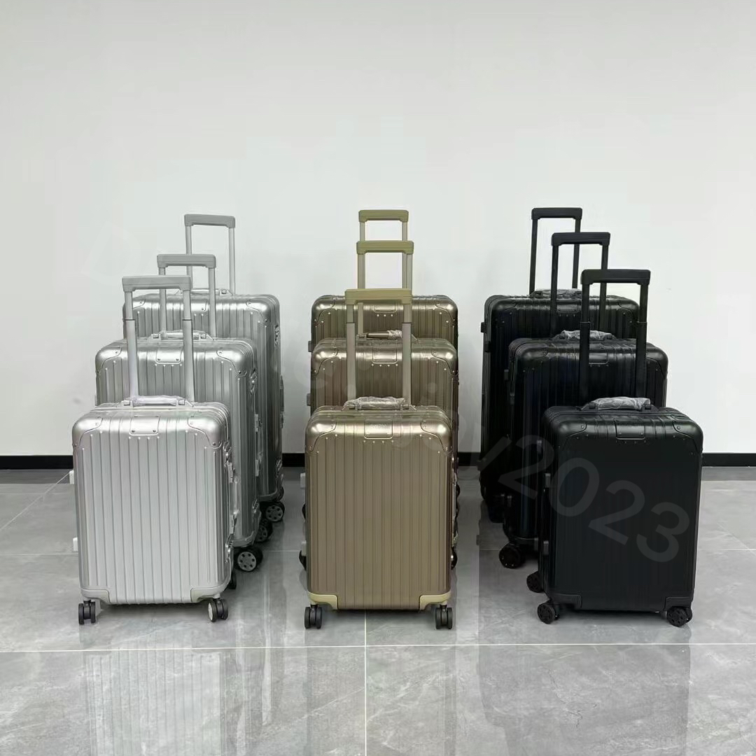 10s haut 30 pouces chariot de mode Boîtier de conception de conception de bagages en aluminium Magnésium alliage grande capacité voyage et bagages de loisirs qualité supérieure