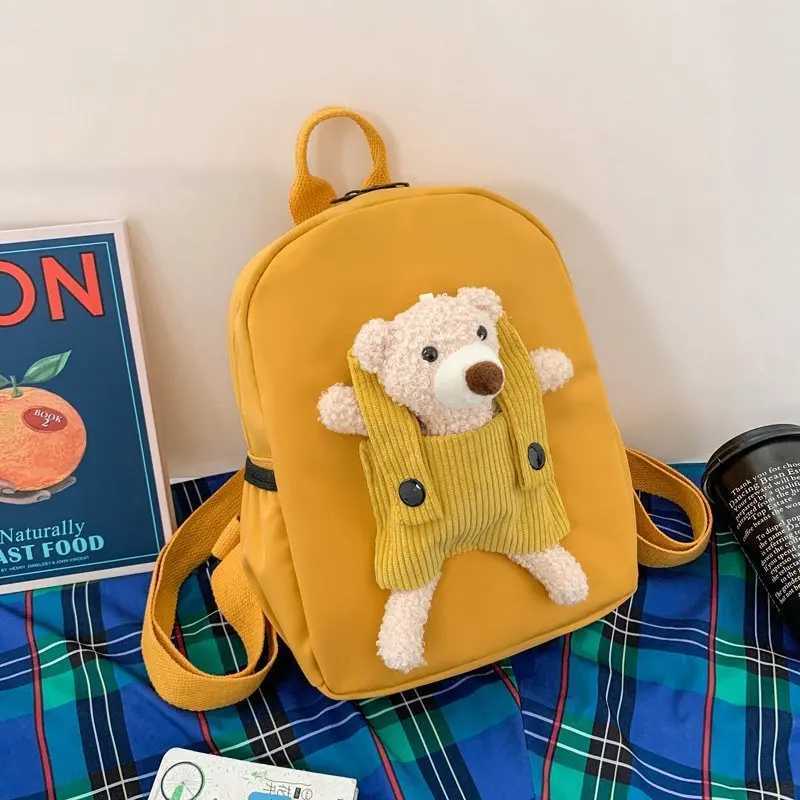 Рюкзаки персонализированный малыш рюкзак плюшевый медведь дошкольная сумка для детей рюкзак для мальчиков и девочек Симпатичный мини -детский рюкзак