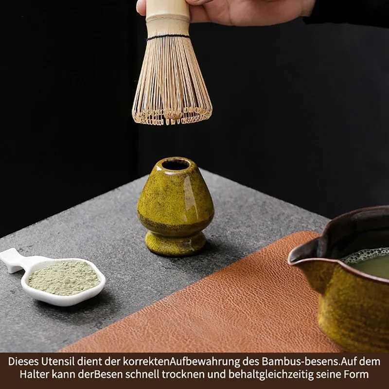 Teaware Sets Japanese Matcha Blender Set Bamboo Whisk Matcha Brush Teaspoon Kiln Tea Set Beverage Shop Tea-Making Tools