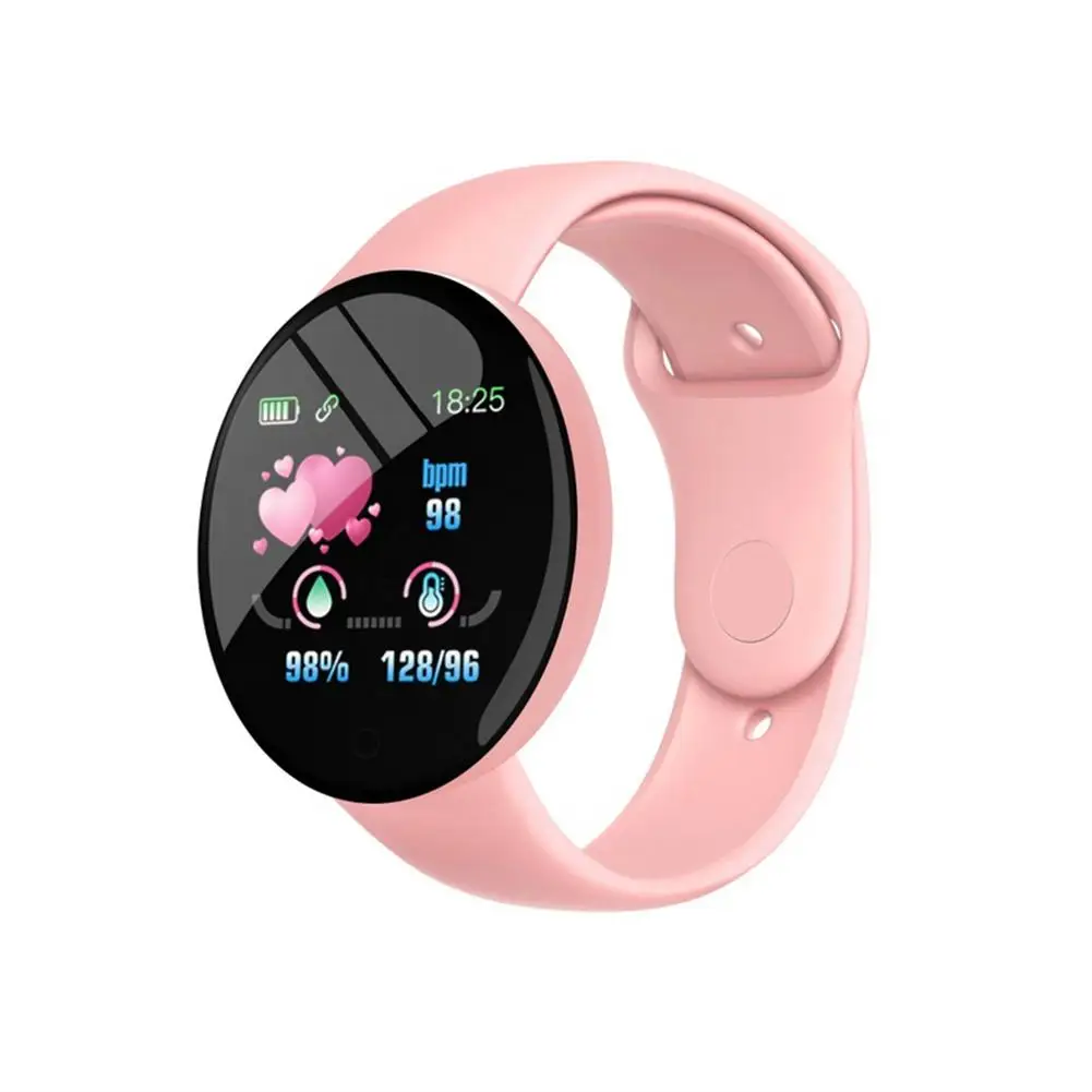 D18S Smart Watch 1,44 Zoll Bildschirm 90mAh Batterie Bluetooth-kompatibler 4.0 Schlafmonitor Fitnessarmband für Männer Frauen Geschenke