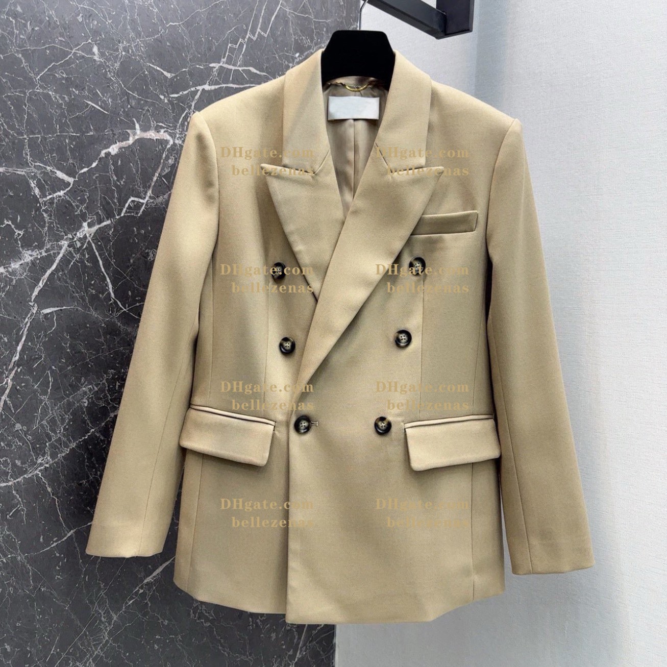 Дизайнерские женщины Blazer Jacket Coat Женщина в стиле ретро буквы шерстяная смесь весенняя осень Новые выпущенные топы