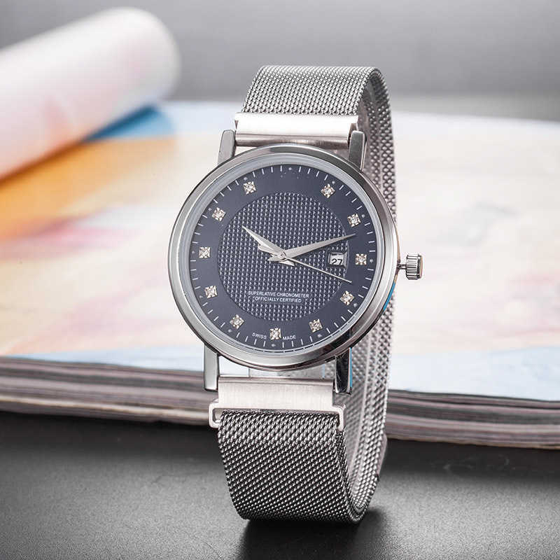 Watch watches AAA 2024 laojia mens business watch mesh belt quartz watch mens watch