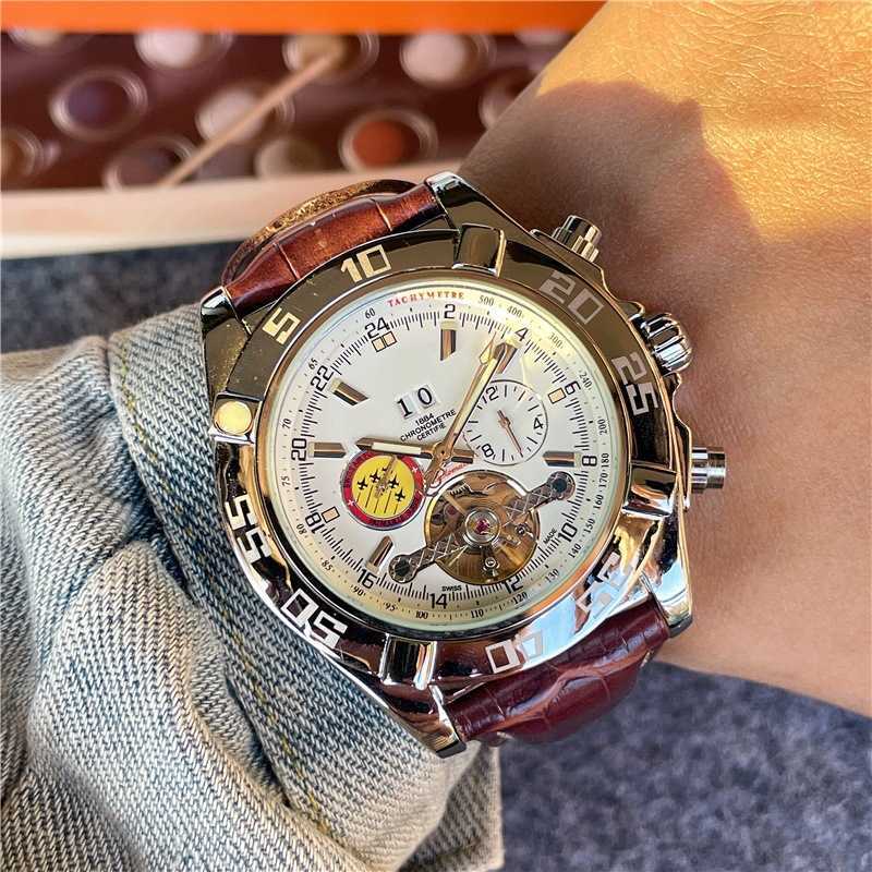 Guarda gli orologi AAA Mens Watch Meccanical Watch Swiss Nuovo Big Wheheel Big Automatic Watch MECCANICO BUSINESS Watch Watch Mens Watch