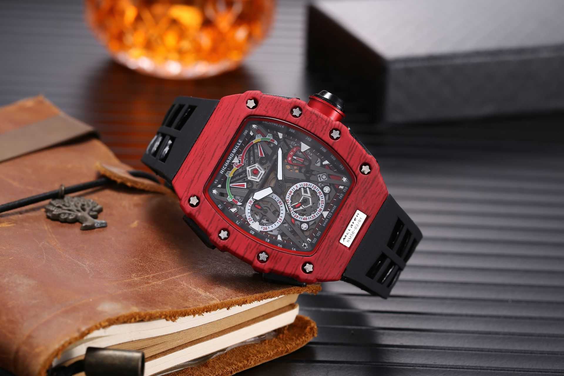 Bekijk horloges AAA 2024 Li Watch Business Leisure Skull Watch Mens Watch