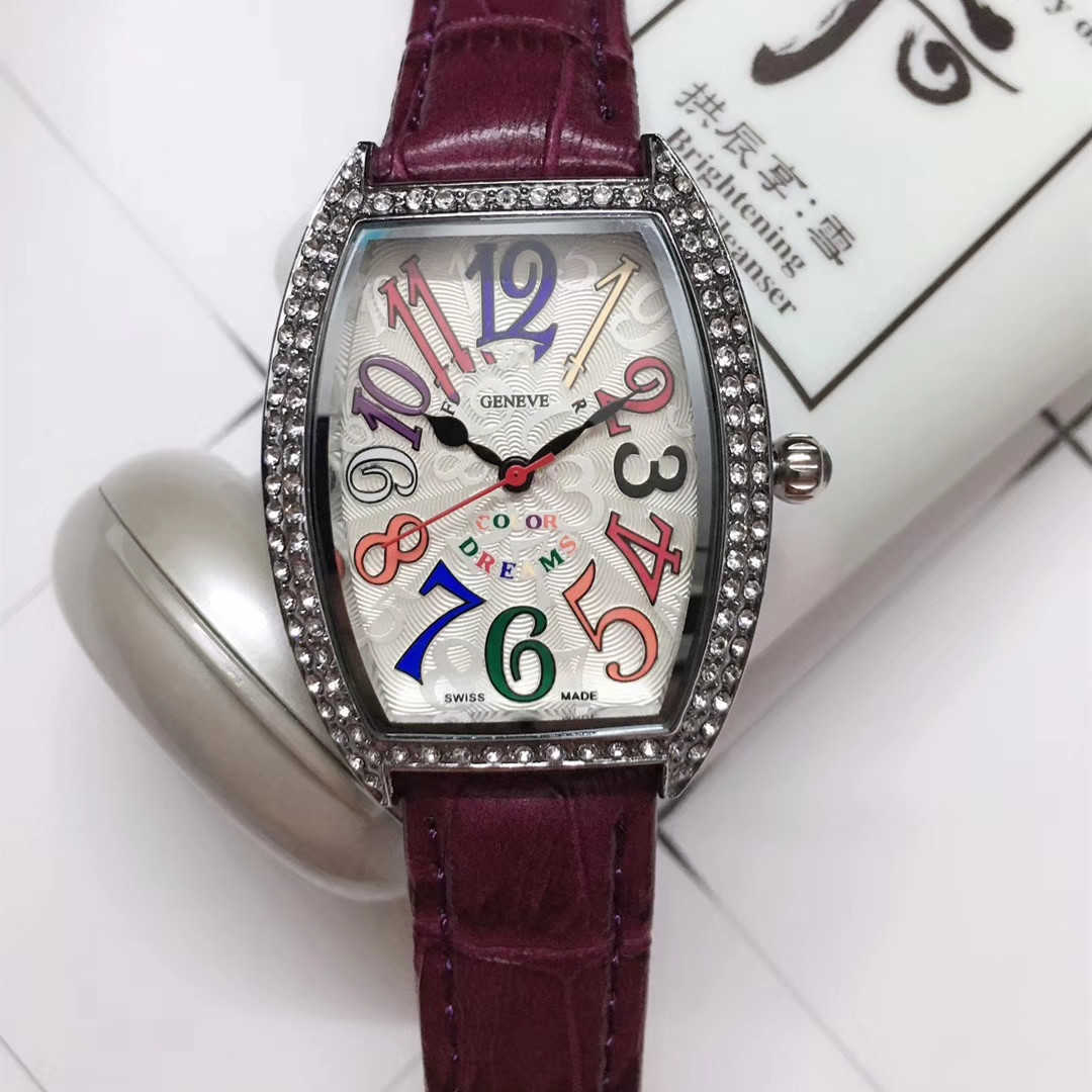 Bekijk horloges aaa 2024 dames diamant ring flk quartz horloge heren horloge