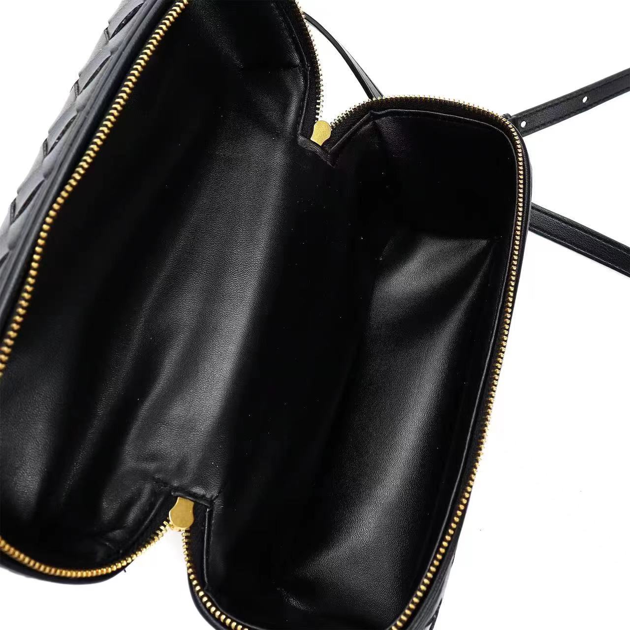 Oryginalne skórzane torby na ramię Bang Bang Vanity Intrecciato skórzana torba kosmetyczna ręcznie robione tkane krzyżowe torby na korpus projektowy moda 2024 torebki i torebki 2729