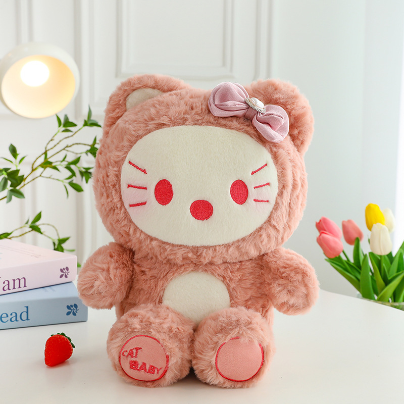 New Morandi Cute Kitten Plush Toy Gift Decoration Claw Machine Prêmio