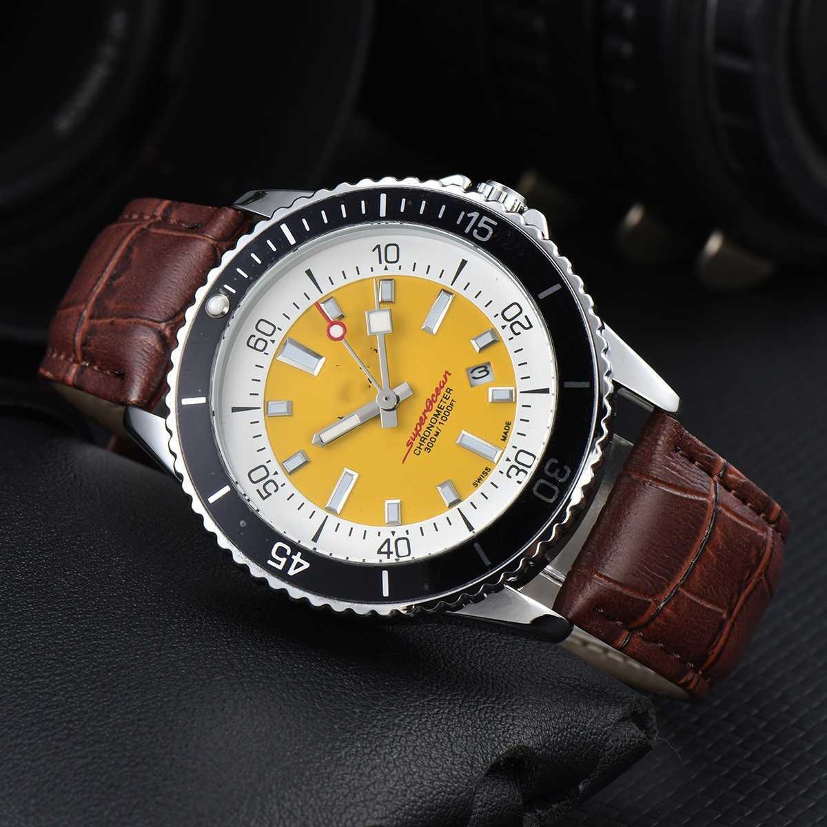 Guarda gli orologi AAA 2024 MENS Nuovo orologio a tre pin BNL Fashion Trend Belt Belt Quart Watch Mens Watch