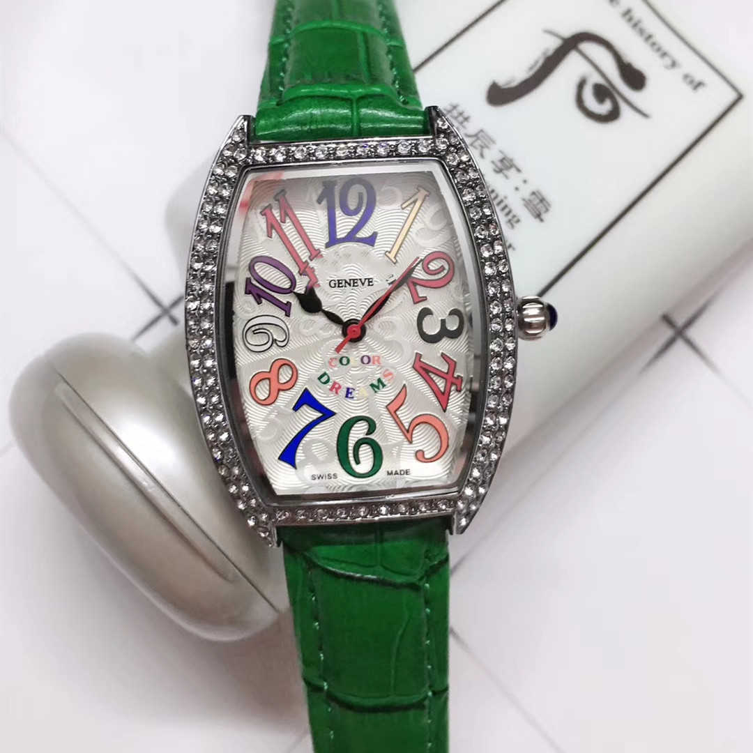 Bekijk horloges aaa 2024 dames diamant ring flk quartz horloge heren horloge