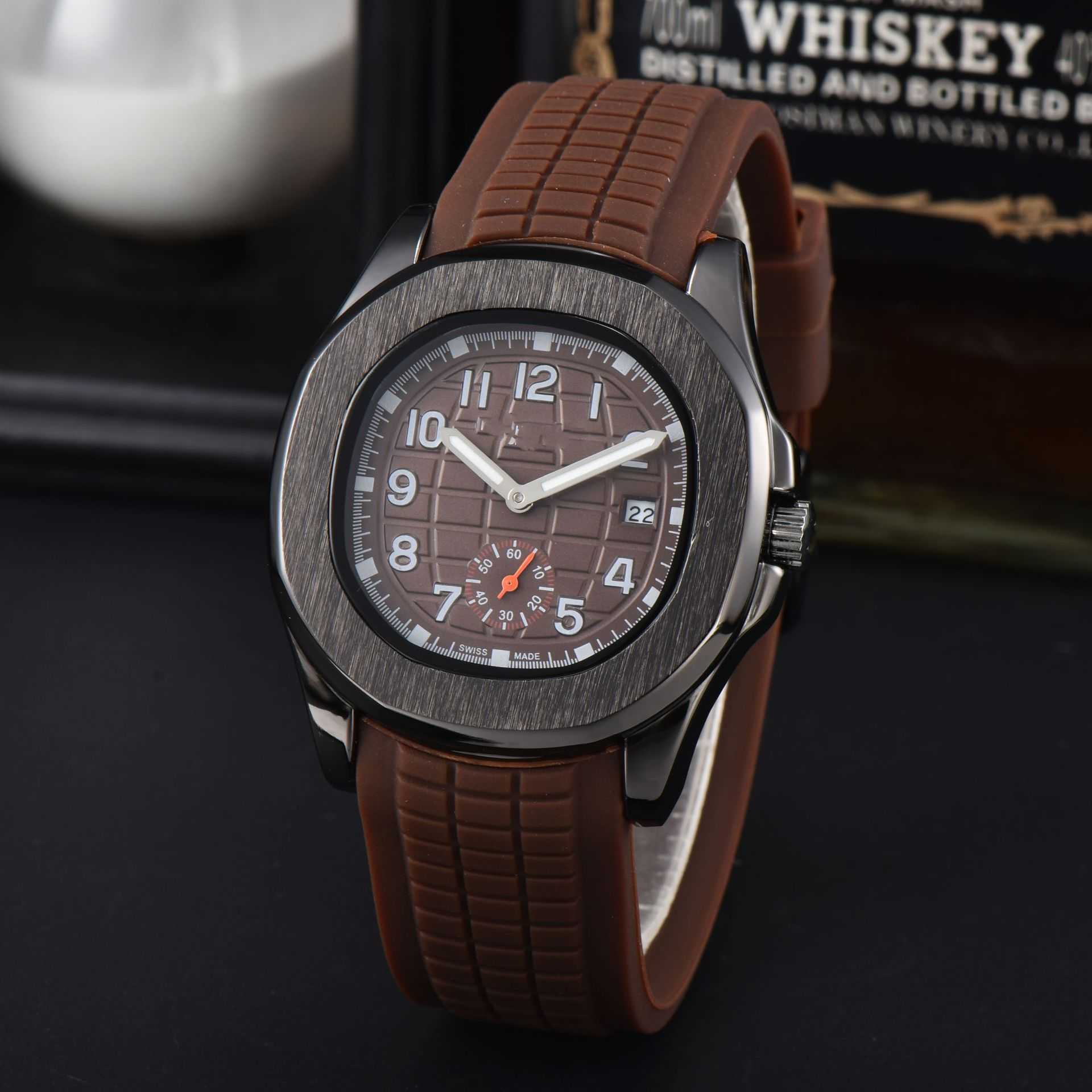 Designer Watch ReloJ Saatler AAA kuvars izle Badajia Parrot Thread Çok Fonksiyonlu Kuvars Saat Altıgen Plaka YCD087 MENS SAAT