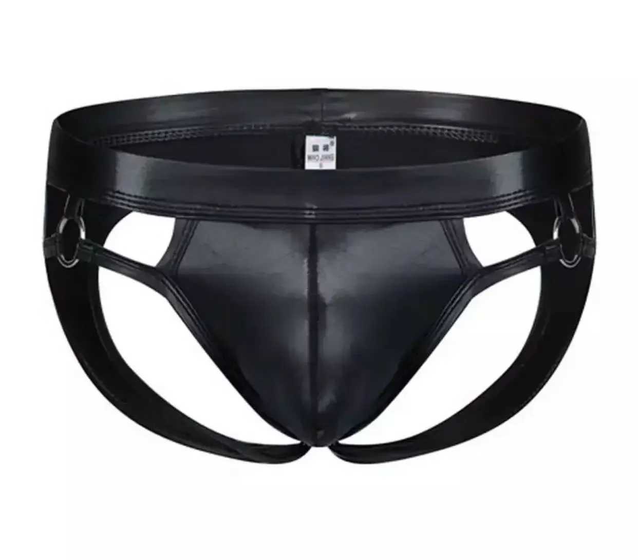 Sous-pants pour hommes sous-vêtements érotiques sexy pu thong transparent mens mini q240430