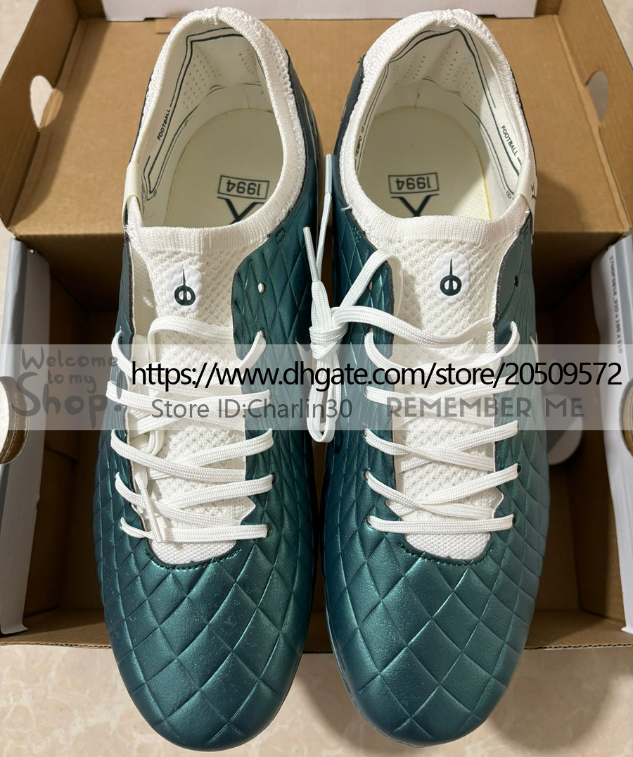 Invia con stivali da calcio di qualità da borse Legends 10 Elite FG Soccer Calcias 30 ° Anniversario Esclusivo Mens Leather Comfort Training Scarpe da calcio US US 6.5-12