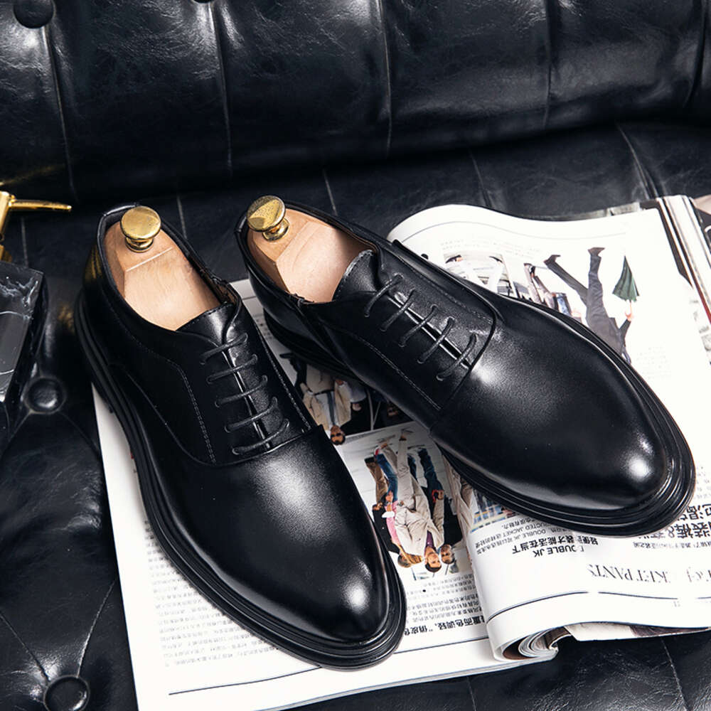 Nouveau bureau en cuir italie hommes derby chaussures de robe oxford formelles mode marques de banquet classiques pointues moccasins