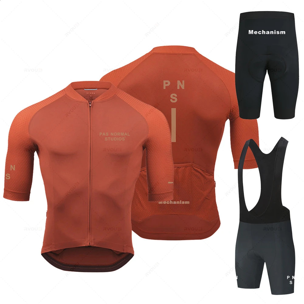 PNS Road Cycling Jersey Set voor heren fietskleding zomer PAS -team kleding kort mouwen uniform ropa de ciclismo hombre 240425