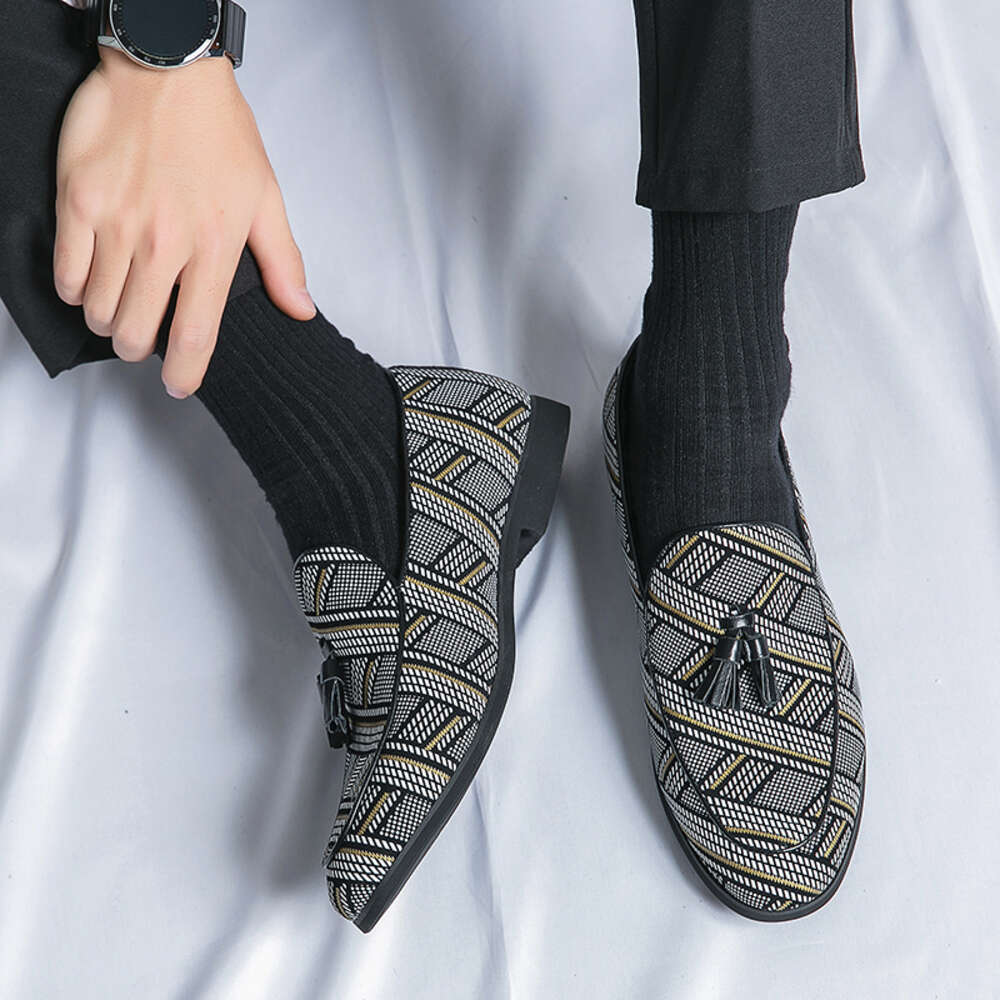 Fashion Men Locs Slip on Tassel Robe décontractée conduisant Classic Classic confortable Boat Designer Flat Chaussures