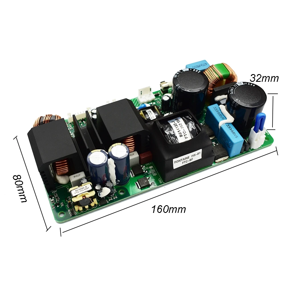 Amplificador Novo amplificador de potência de gelo ICE125ASX2 Digital Streo Channel Amplificador Placa HiFi AMP com acessórios