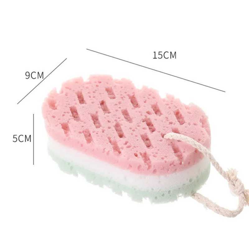 Herramientas de baño Accesorios Grueso y suave ducha esponjada Cosiciez Cuerpo de masaje Masaje de lavado Piel de tela Relajante exfoliante Q240430