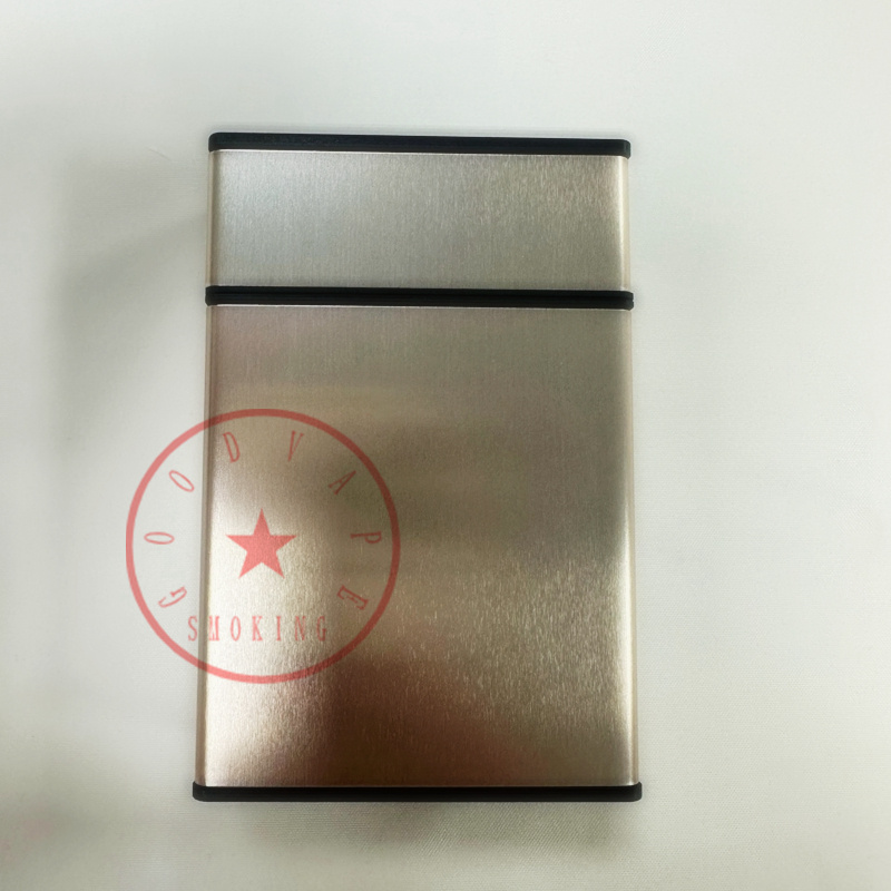 Neueste bunte Kunststoff -Aluminium -Legierung Rauchen Zigarettenlagerbox Tragbare innovative Flip -Abdeckung Trockener Kräuter -Tabakgehäusen Inhaber Stash Hülle