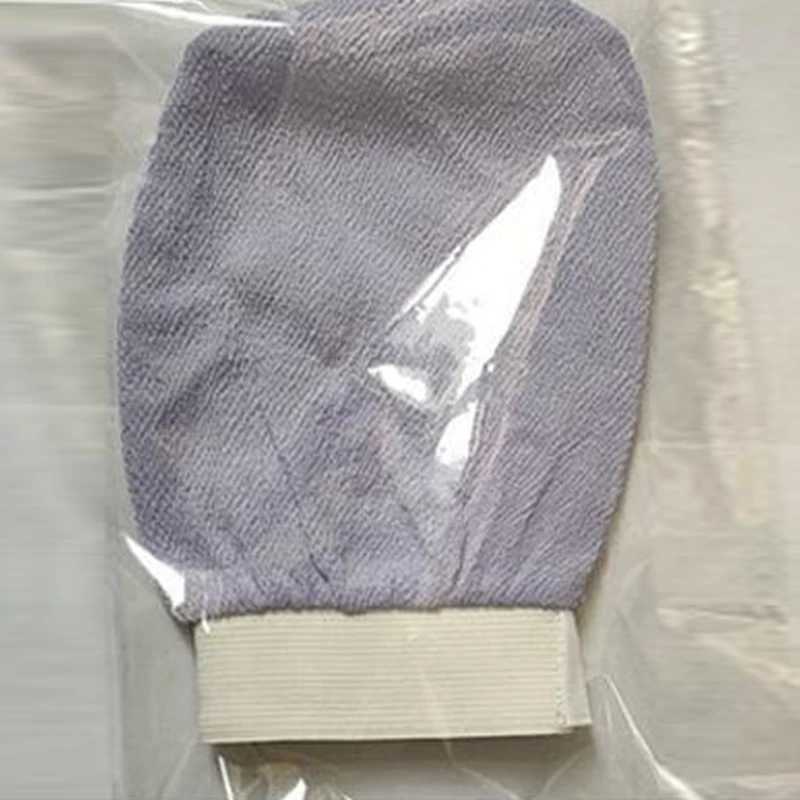Badwerkzeuge Zubehör 1 Stück einseitiger gefrosteter Handschuhe Badezimmer Magie Peeling Body Face Peeling Peeling Haushalte Handtuchpflege YZL1 Q240430