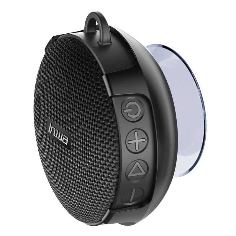 Portabla högtalare Badrum Bärbara Bluetooth -högtalare IPX7 Vattentät musikcenter Kolumn Dusch Sound Boombox Woofer Hands Free With Sug Cup J240505