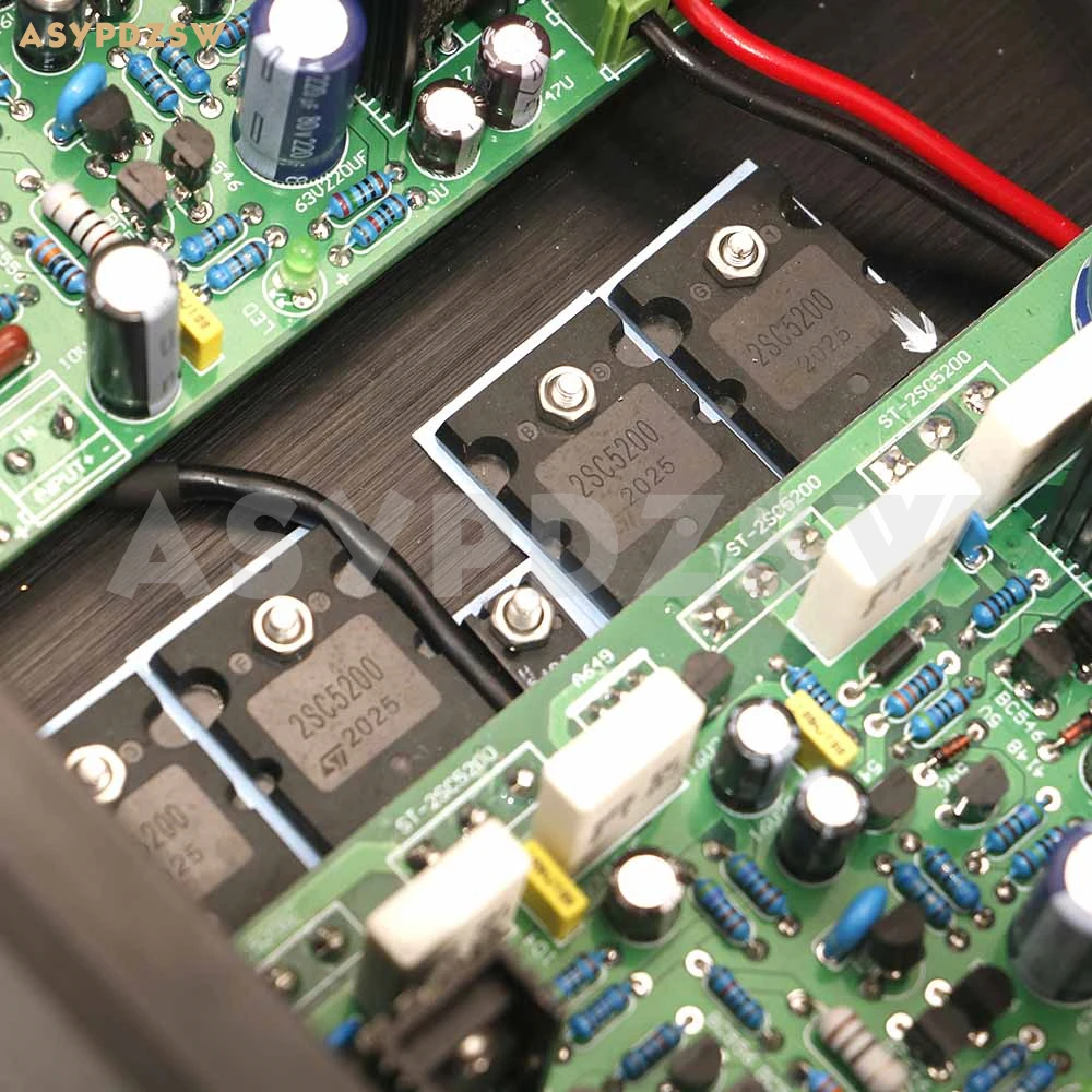 Amplificateur FM711 MOD CLASSE STÉRÉO AB ST 2SC5200 Amplificateur de puissance 250wx2 4 ohm avec protection SPK