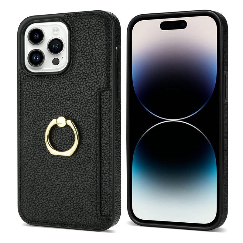 Convient pour le boîtier de téléphone Apple 15, étui en cuir iPhone 14, porte-carte, support de 11 doigts, 12 étui de protection, XR Embarquement nouveau modèle