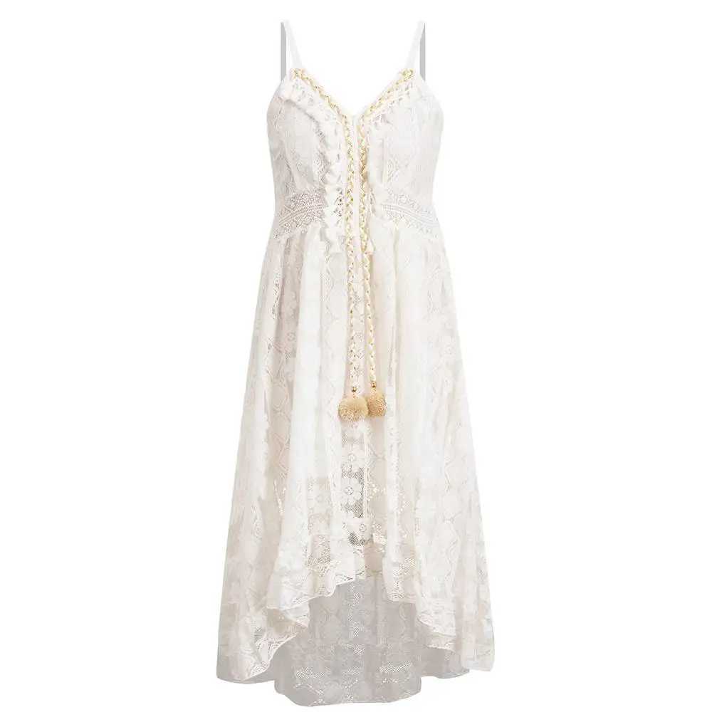Basis Casual jurken Camis Jurk voor vrouwen 2023 Vestido avondjurk Koreaanse vintage zomer elegante strand Boheemse lange jurken voor vrouwelijke kleding T240505