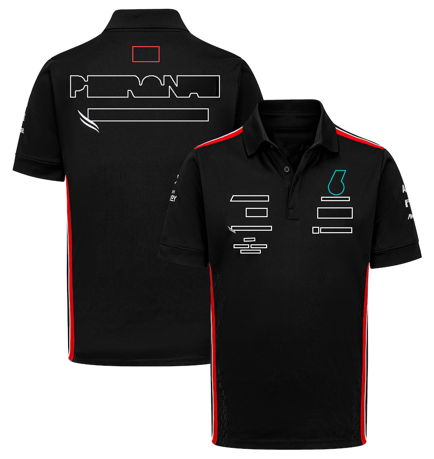 2023 Ny F1-förare racing Polo Shirt Formel 1 Team Race T-shirt Jersey Racing Fans Summer New Men's and Women's O Neck T-shirts