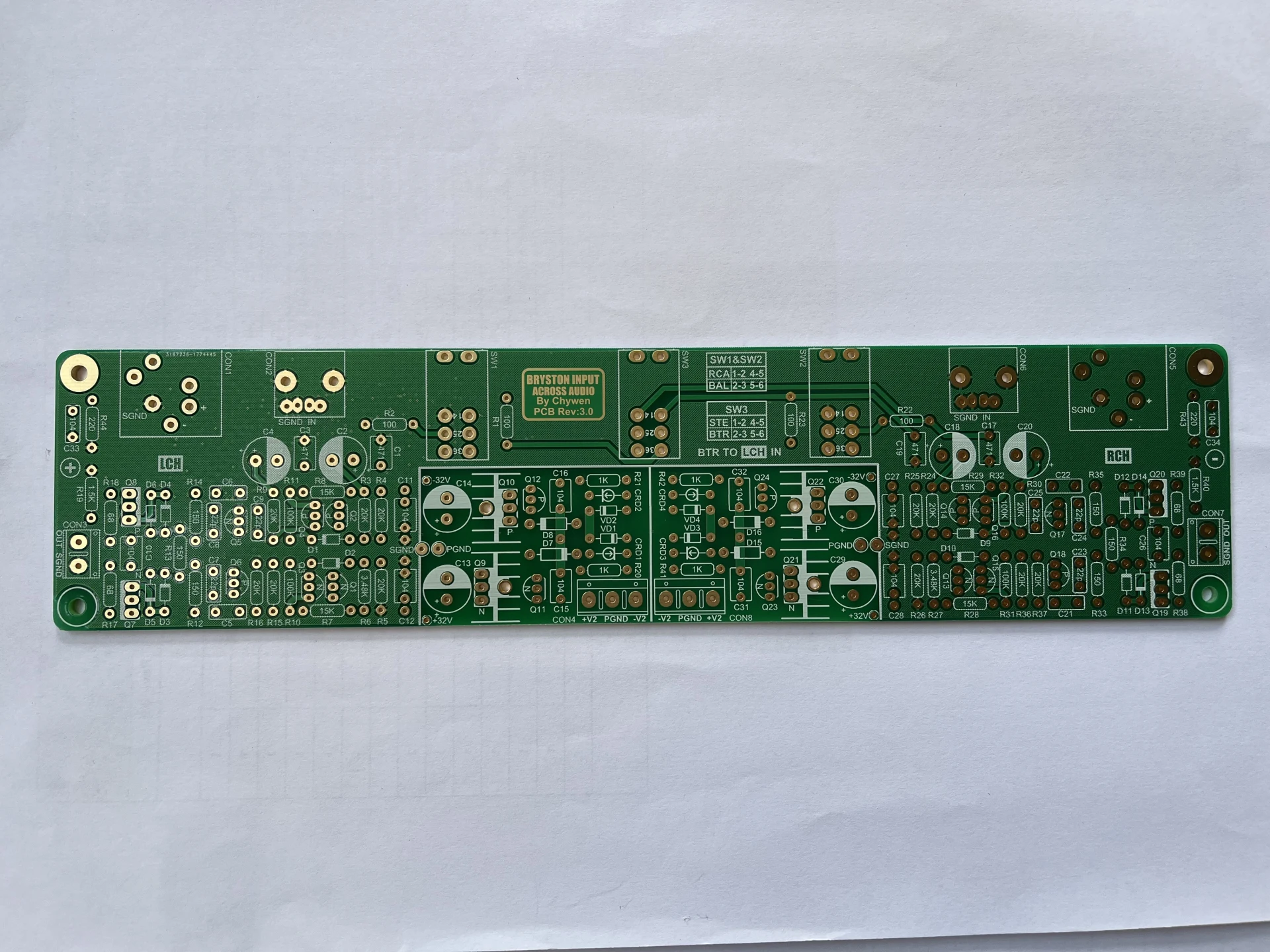 アンプBai Shitong Bryston 4B SST SHEN JINバージョンアンプ回路基板PCB